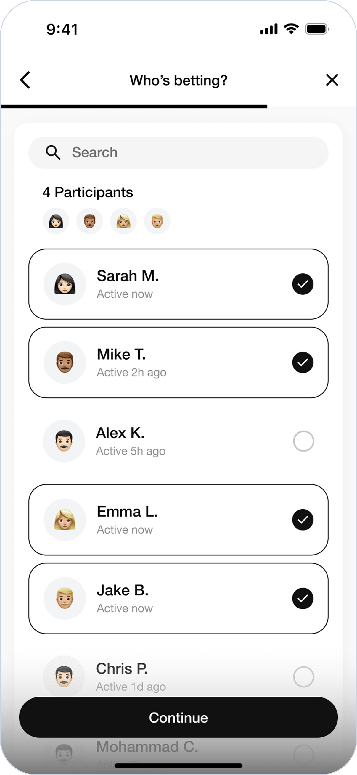 AightBet participants — invite friends